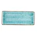 CACChina TUS-RT61-TQS Tucson Platter, 16"L x 6-3/4"W x 5/8"H Rect Turquoise Porcelain Edge - Dozen 1 image