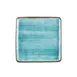 CACChina TUS-SQ8-TQS Porcelain Plate 8-1/4"x8-1/4"x1/2", Turquoise Glaze Dishwasher Safe - Dozen 1 image