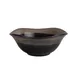 CAC China VEN-MB9 Venus Soup/Salad Bowl, 9" 50oz, Midnight Black/Desert Beige - Dozen 1 image