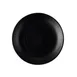 CAC China XCTN-C6 Centennial Plate – 6-1/4" Dia, 1" H, Round Coupe, Matt Black Porcelain – 1 Dozen 1 image