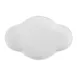 CAC China XCTT-12-MW China Plate, 12-1/4" W x 7-7/8" D, Matte White, Wide Rim, Curved Edge - Dozen 1 image