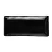CAC China XDUK-RT13 Duke Platter – 12"W x 5-3/4"D x 7/8"H, Rectangular, Black China, Rim – 1 Dozen 1 image
