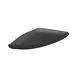 CACChina XDUK-T12 Plate – 12"W×7-1/8"D×1-1/8"H, Triangular Matte Black China, Edge, Rim – 1 Dozen 1 image