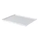 CAC China XFCH-SQ16 - Plate, 10-3/4" W x 10-3/4" D x 5/8" H, White China, Narrow Rim - Dozen 1 image