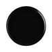 CACChina XHDS-16-K Hudson Plate, 10-7/8" Dia, 1-1/8" H, Matte Black, Round, Narrow Rim - Dozen 1 image