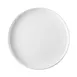 CACChina XHDS-16-W Hudson Plate – 10-7/8" Dia, 1-1/8" H, Matte White, Flat Edge, 1 Dozen 1 image