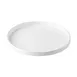 CACChina XHDS-9-W Hudson Plate, 9-7/8" Dia. x 1-1/8" H, Matte White, Flat, Narrow Rim - Dozen 1 image