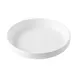 CAC China XHDS-D6-W Hudson Plate, 6-1/4" Dia. x 1-3/8" H, Round Deep Rim Matte White China – 1 Dozen 1 image