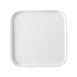 CACChina XHDS-SQ6-W Hudson Square Plate, 6" x 6" x 1/4", Matte White China, Narrow Rim - Dozen 1 image