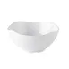 CAC China XSHL-Q9B Seashell Bowl, 55oz, 8-1/2" W x 8-1/2" D x 3-3/4" H, Square White China - Dozen 1 image