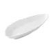 CAC China XSTN-14-W Shelton Triangular Platter, 13-1/8"W x 5-1/4"D x 1-1/2"H, Matte White, 1 Dozen 1 image