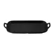 CACChina XSVH-RT10-MK Platter 10-3/8"W x 5-1/2"D x 1-1/4"H, Handles, Matte Black China - Dozen 1 image