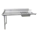 IMC Teddy SSDT-36 36" Soiled Dishtable with Sink, 8" Splash - 14 Gauge S.Steel Top / Right-to-Left 1 image