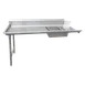 IMC Teddy SSDT-60-16 60" Soiled Dishtable with Sink, 16 Gauge S.Steel Top-8" Splash / Right-to-Left 1 image