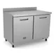 Kelvinator KCHUCWT48F 48" 2-Solid Door Worktop Freezer, Stainless Steel Exterior, 12 cu. ft. 1 image