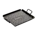 Lodge CRSGP12 Grilling Pan - 13" x 12" Heavy Carbon Steel, Induction Ready, Riveted Handles 1 image