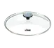 Lodge GL10 Lid – 10-7/16" Dia. Glass Cover, Oven Safe 400°F, Dishwasher Safe, Silicone Knob, 8-10" 1 image
