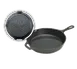 Lodge L10SK3BS Boy Scout Skillet, 12" Dia. 2-3/10" H, Cast Iron, Induction Ready, Fleur‑de‑Lis Handle 1 image