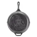 Lodge L12SKWLTKY Wildlife Skillet – 13-4/5" Dia. x 2-4/5" H, Cast Iron, Induction, Turkey Design 1 image