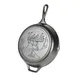 Lodge L8SKWLDR Wildlife Skillet, 10-11/16" Dia. x 2-1/10" H, Cast Iron, Induction, Oven & Campfire Safe 1 image
