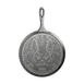Lodge L9OGXLL Griddle – 10-5/8" Dia. Cast Iron, Xolo Sugar Skull, Induction Ready, Single Handle 1 image
