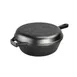 Lodge LCCWND 3.2‑Qt Cast Iron Skillet 10.5"×3" + Griddle Lid, Induction, Oven Safe, Made In USA 1 image