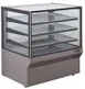 Kool-It KBF-59 MAX 59" Bakery Display Case 29.95 Cu Ft Steel Silver 1/2 HP 3 Shelves Auto Defrost 1 image