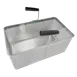 Omcan USA 49149 (49149) Pasta Cooker Basket, Rectangular, with Two Handles 1 image