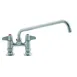 T&S Brass 5F-4DLX12 Equip Faucet, 4", Deck Mount, 12" Swivel Nozzle 1 image