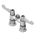 T&S Brass 5F-4DWS00 Equip Base Faucet, Swivel, 4", Deck Mount, Less Nozzle 1 image