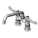 T&S Brass 5F-4DWX08 Equip Faucet, Swivel, 4", Deck Mount, 8" Swing Nozzle 1 image
