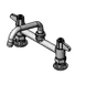 T&S Brass 5F-8DLX06 Equip Faucet, 8" Centers, Deck Mount, 6" Swing Nozzle 1 image