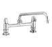T&S Brass 5F-8DLX16 Equip Faucet, 8" Centers, Deck Mount, 16" Swing Nozzle 1 image