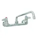 T&S Brass 5F-8WLX06 Equip Faucet, 8" Centers, Wall Mount, 6" Swivel Nozzle 1 image