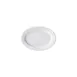 Winco BPO-10NR Oval Porcelain Platter, 10" L x 8" W x 3/4" H, White Narrow Rim - 1 Dozen 1 image