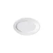 Winco BPO-1175 - Oval Porcelain Platter, 11-3/4" L x 7-7/8" W x 1" H, White rolled edge - 1 Dozen 1 image