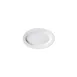 Winco BPO-938 Oval Porcelain Platter, 9-3/8" L x 6-1/8" W x 3/4" H, White Rolled Edge - 1 Dozen 1 image