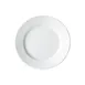 Winco BPR-105RE Birkhall Porcelain Plate, 10-1/2" Dia x 1" H, Round Rolled Edge, White - 1 Dozen 1 image