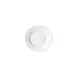 Winco BPR-55RE Birkhall Round Porcelain Plate, 5-1/2" Dia x 1/4" H, White Rolled Edge - 1 Dozen 1 image