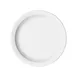 Winco BPR-825NR Birkhall Plate, 8-1/4" Dia x 1" H, Round, Narrow Rim, White Porcelain - 1 Dozen 1 image