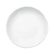 Winco OKP-12 Brechia Coupe Plate, 12" Dia x 1-1/4" H, Round White Porcelain, Coupe Rim - 1 Dozen 1 image