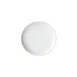 Winco OKP-8 Brechia Plate, 8" Dia x 3/4" H, Round White Porcelain with Coupe Rim - 1 Dozen 1 image