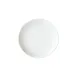 Winco OKP-9 Brechia China Plate, 9" Diameter x 1" Height, Round Coupe Rim, White Porcelain - 1 Dozen 1 image