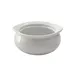 Winco OSC-12 Onion Soup Crock, 12 oz, 5" Diameter x 2-3/8" Height, Round White Porcelain - 1 Dozen 1 image