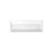 Winco RPR-12 Royalsquare Porcelain Platter, 12" L x 4" W x 3/4" H Rectangular White - 1 Dozen 1 image