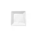 Winco RPS-5 Royalsquare Square Porcelain Plate, 5" x 5" x 0.5" White, Classic Dinnerware, 1 Dozen 1 image