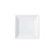 Winco RPS-6 Royalsquare Square Plate, 6" x 6" x 3/4" Porcelain White Dinnerware, - 1 Dozen 1 image