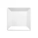 Winco RPS-8 Royalsquare Square Porcelain Plate, 8" L x 8" W x 3/4" H, White - 1 Dozen 1 image