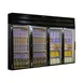 Howard-McCray GF102-FF-B 103" 4 Glass Door Freezer Merchandiser in Black, 102 cu. ft. 1 image