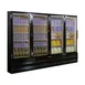 Howard-McCray GR102BM-B 103" Four Glass Door Merchandiser Refrigerator in Black, 102 cu. ft. 1 image